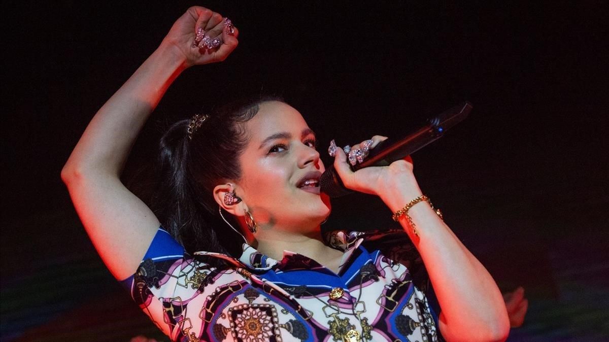 Rosalía, actuando en Nueva York el pasado abril. Rosalía, actuando en Nueva York el pasado abril.