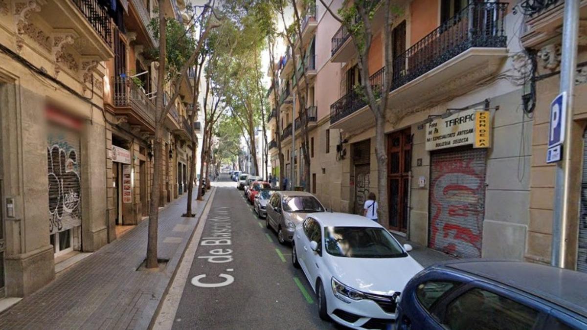 Calle Blasco de Garay, en el barrio del Poble-Sec de Barcelona
