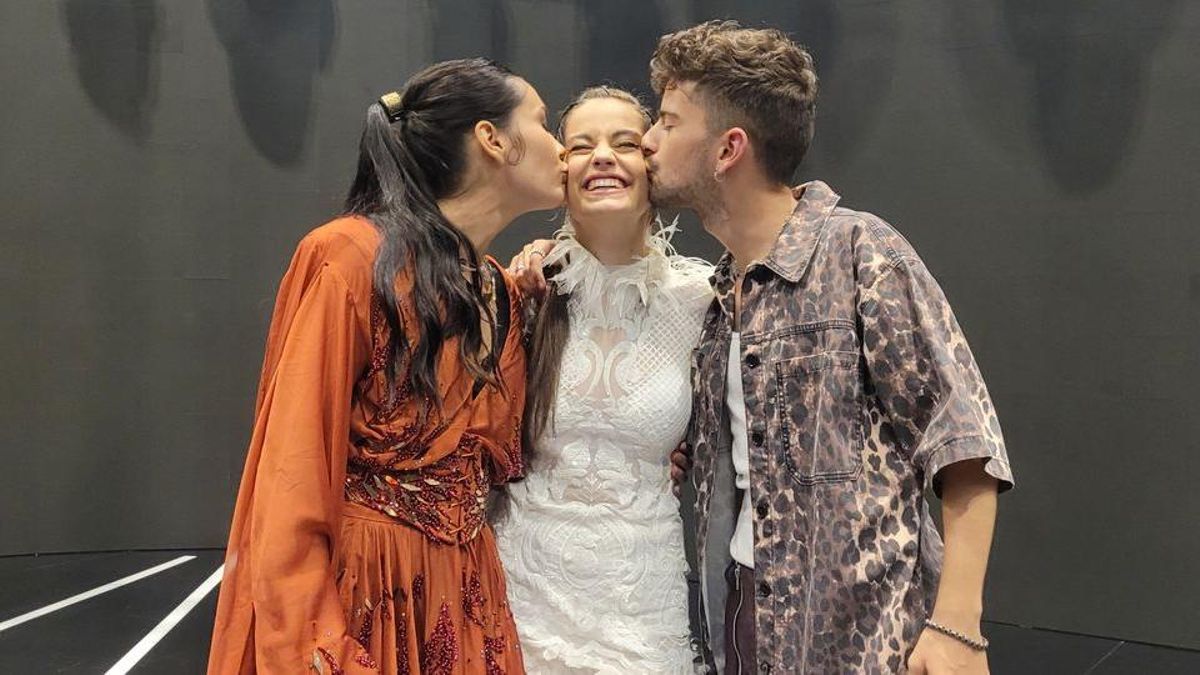 Núria, Mariona y Triquell celebran su paso a la final de ’Eufòria’ Núria, Mariona y Triquell celebran su paso a la final de ’Eufòria’