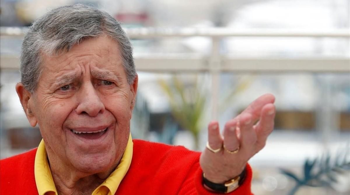 Una imagen de Jerry Lewis, en el Festival de Cine de Cannes,.en el 2013. Una imagen de Jerry Lewis, en el Festival de Cine de Cannes,.en el 2013.