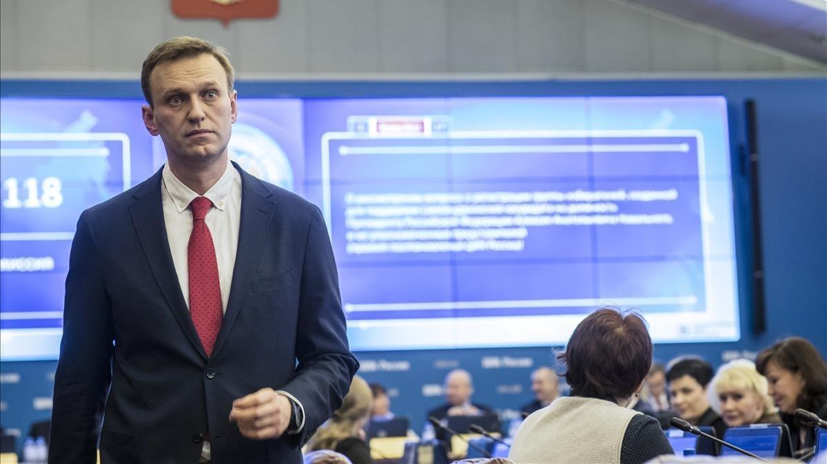 La Comissió Electoral russa rebutja la candidatura de l'opositor Navalny