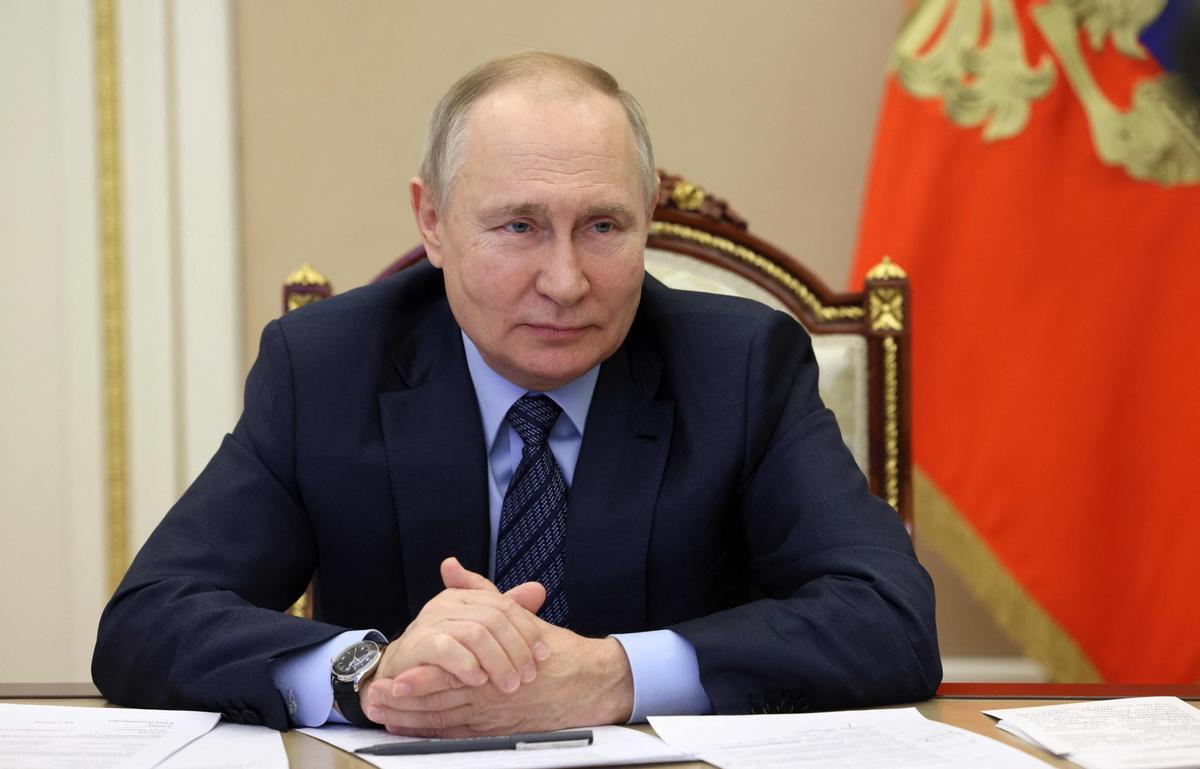 El presidente ruso, Vladímir Putin, durante un encuentro con las regiones del país, este miércoles. El presidente ruso, Vladímir Putin, durante un encuentro con las regiones del país, este miércoles.