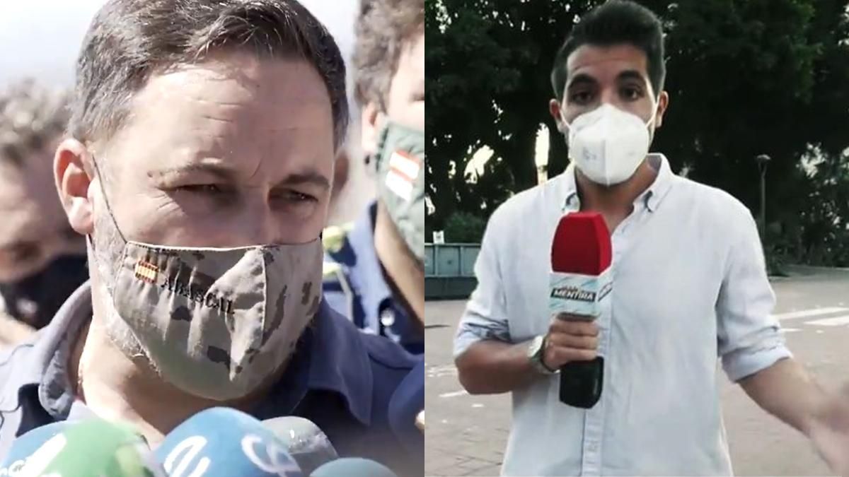 Abascal estalla contra un reportero de 'Todo es mentira': "Usted es un activista, ¡váyase al cuerno!" Abascal estalla contra un reportero de 'Todo es mentira': "Usted es un activista, ¡váyase al cuerno!"