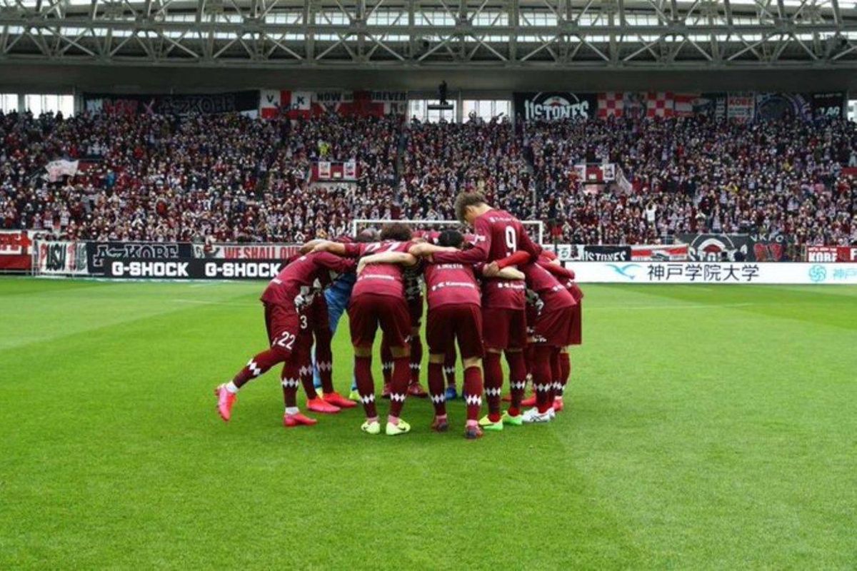 Los jugadores del Vissel Kobe, el pasado fin de semana. Los jugadores del Vissel Kobe, el pasado fin de semana.