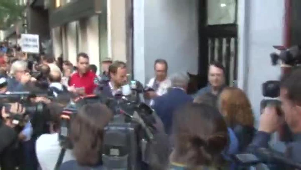 José Blanco, abucheado a su llegada al comité federal del PSOE