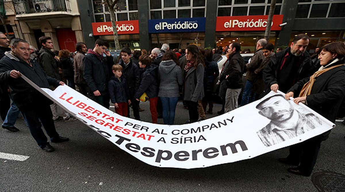 Nueva concentración de apoyo a Marc Marginedas.