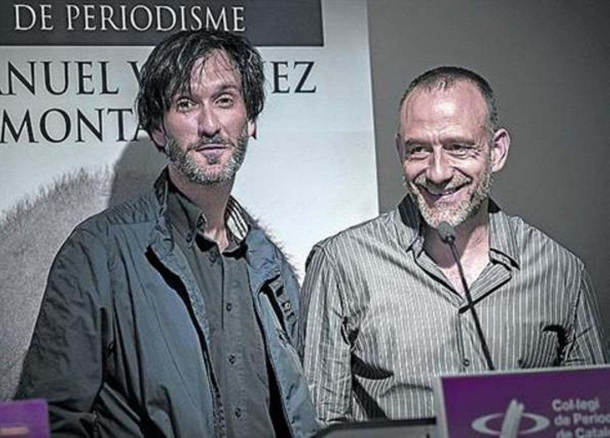 García Vilanova y Marginedas, en junio, en una entrega de premios. García Vilanova y Marginedas, en junio, en una entrega de premios.