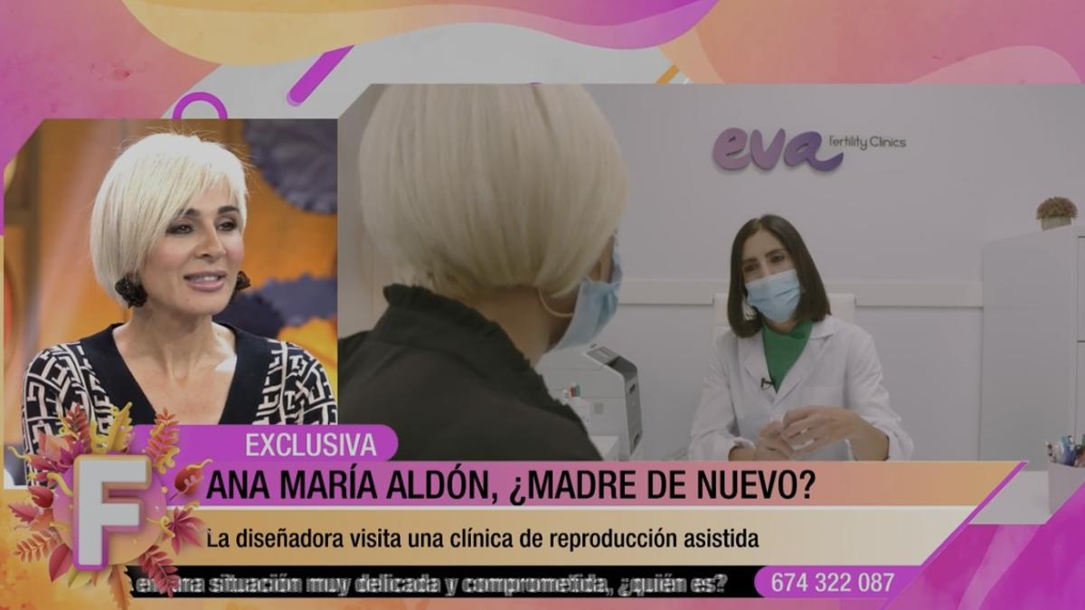Ana María Aldón se emociona al escuchar las palabras de su marido sobre su separación
