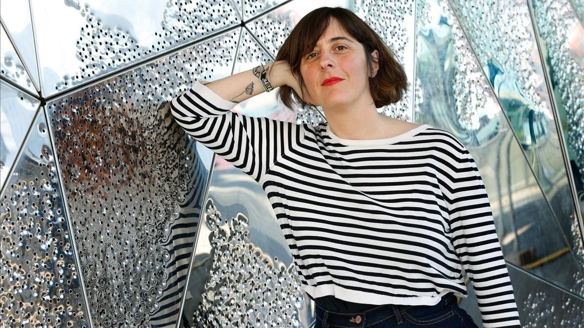 Lucía Lijtmaer, en Barcelona, la semana pasada. Lucía Lijtmaer, en Barcelona, la semana pasada.