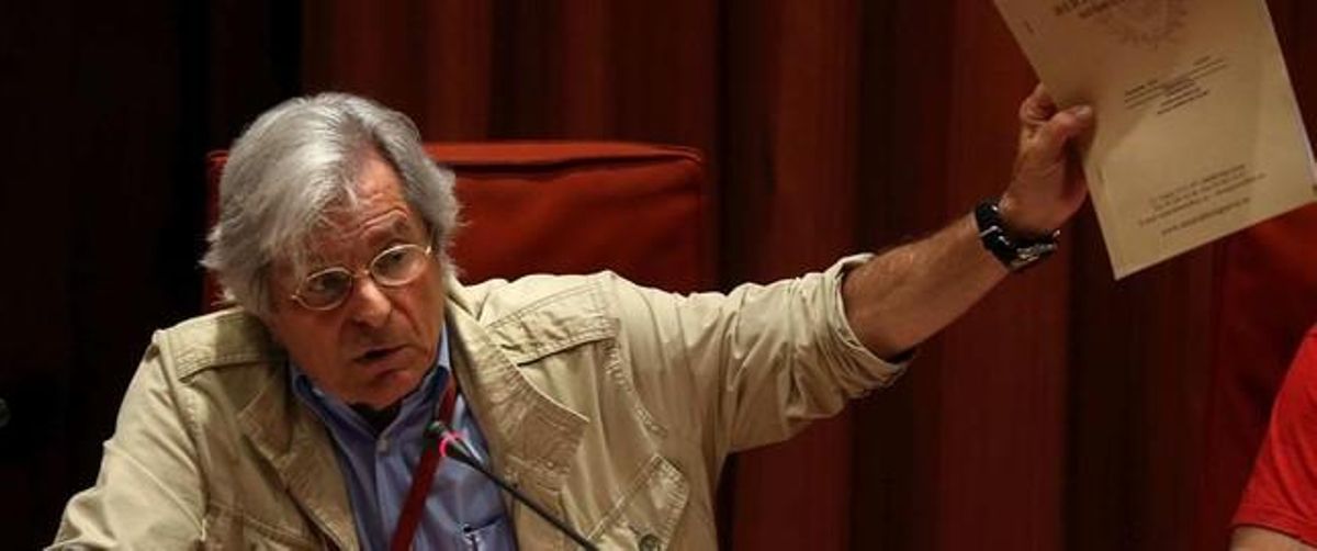 Javier Nart, en el Parlament. Javier Nart, en el Parlament.