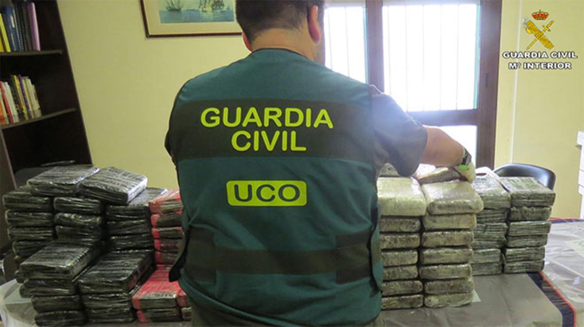 Vídeo de la operación en la que han sido hallados 127 kilos de cocaína