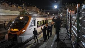 L’últim tren de Sant Andreu Comtal: així ha sigut el comiat de l’estació més longeva de l’Estat