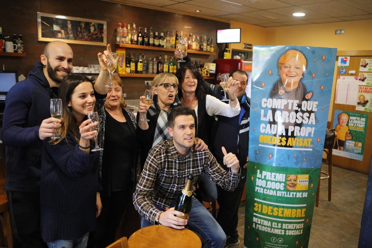 El restaurante Barceló, en Campdorà, ha vendido el segundo premio de La Grossa a la peña blaugrana La Creu de Sant Jordi.