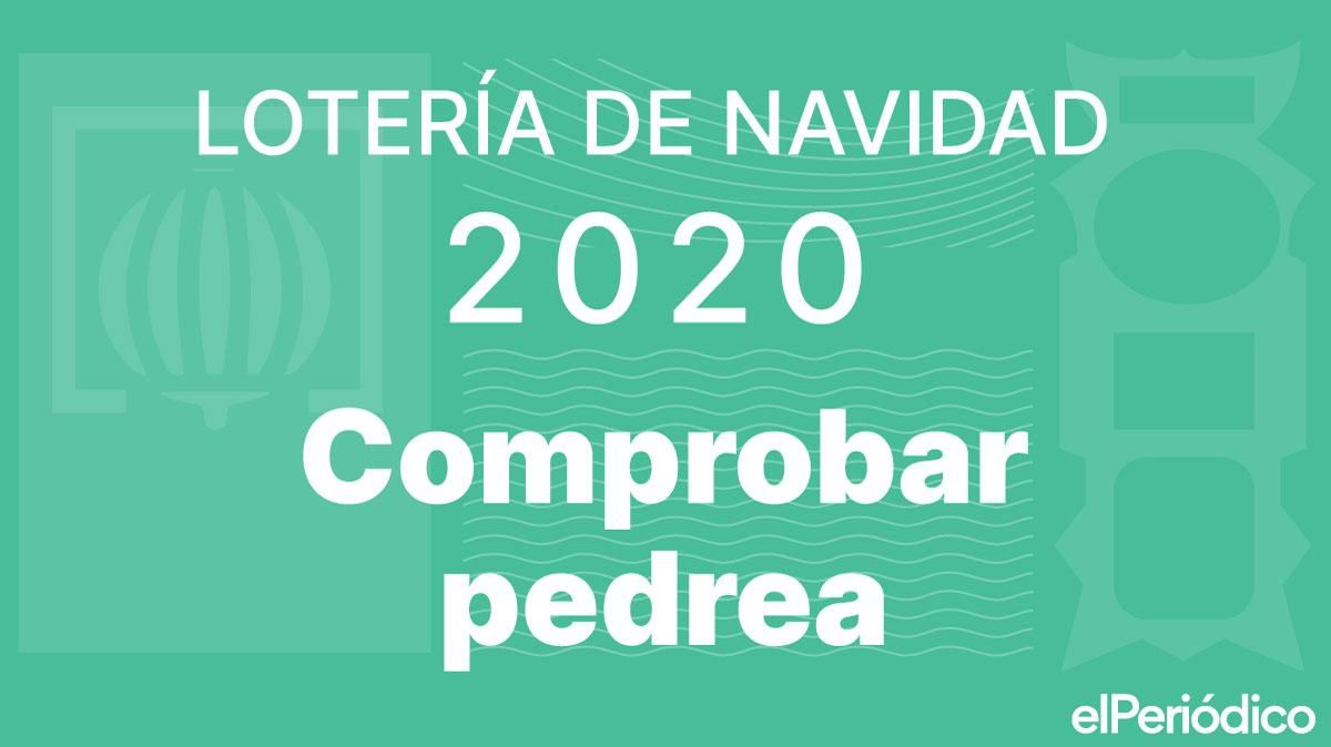 Consulta la lista de la pedrea de la Lotería de Navidad en EL PERIÓDICO Consulta la lista de la pedrea de la Lotería de Navidad en EL PERIÓDICO