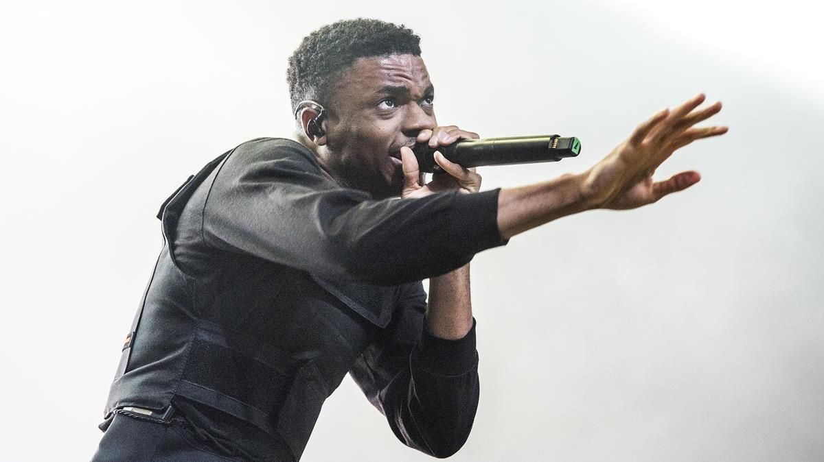 Vince Staples, durante su actuación en el Primavera Sound. Vince Staples, durante su actuación en el Primavera Sound.