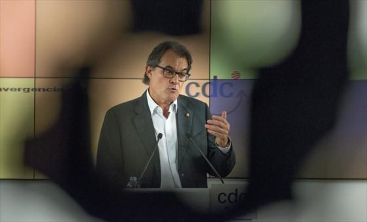 El expresidente de la Generalitat, Artur Mas. El expresidente de la Generalitat, Artur Mas.