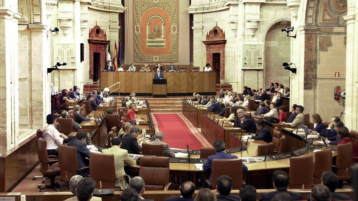 Hemiciclo del Parlamento de Andalucía