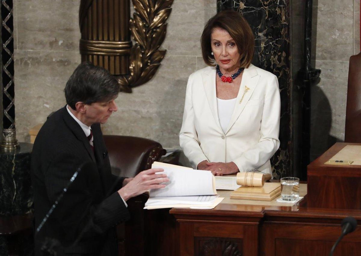 La presidenta de la Camara de Representantes de los Estados Unidos, la demócrata Nancy Pelosi. EFE Shawn Thew La presidenta de la Camara de Representantes de los Estados Unidos, la demócrata Nancy Pelosi. EFE Shawn Thew