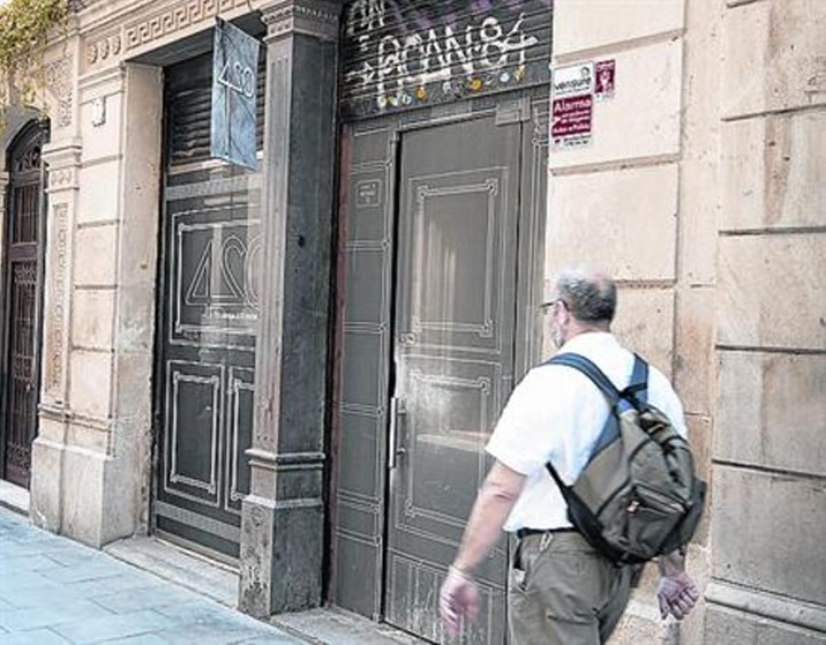 La sede social de MACA, asociación cannábica genuina de Barcelona.