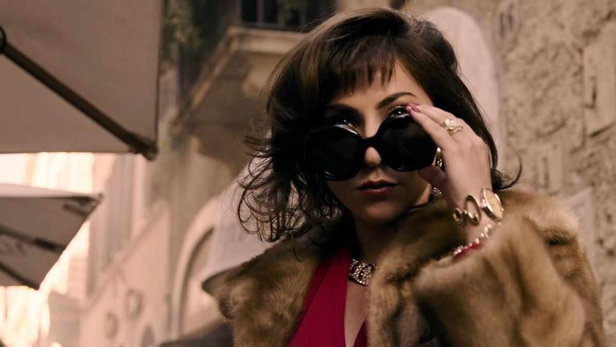 Lady Gaga, como Patrizia Reggiani, en un fotograma de ’La casa Gucci’
