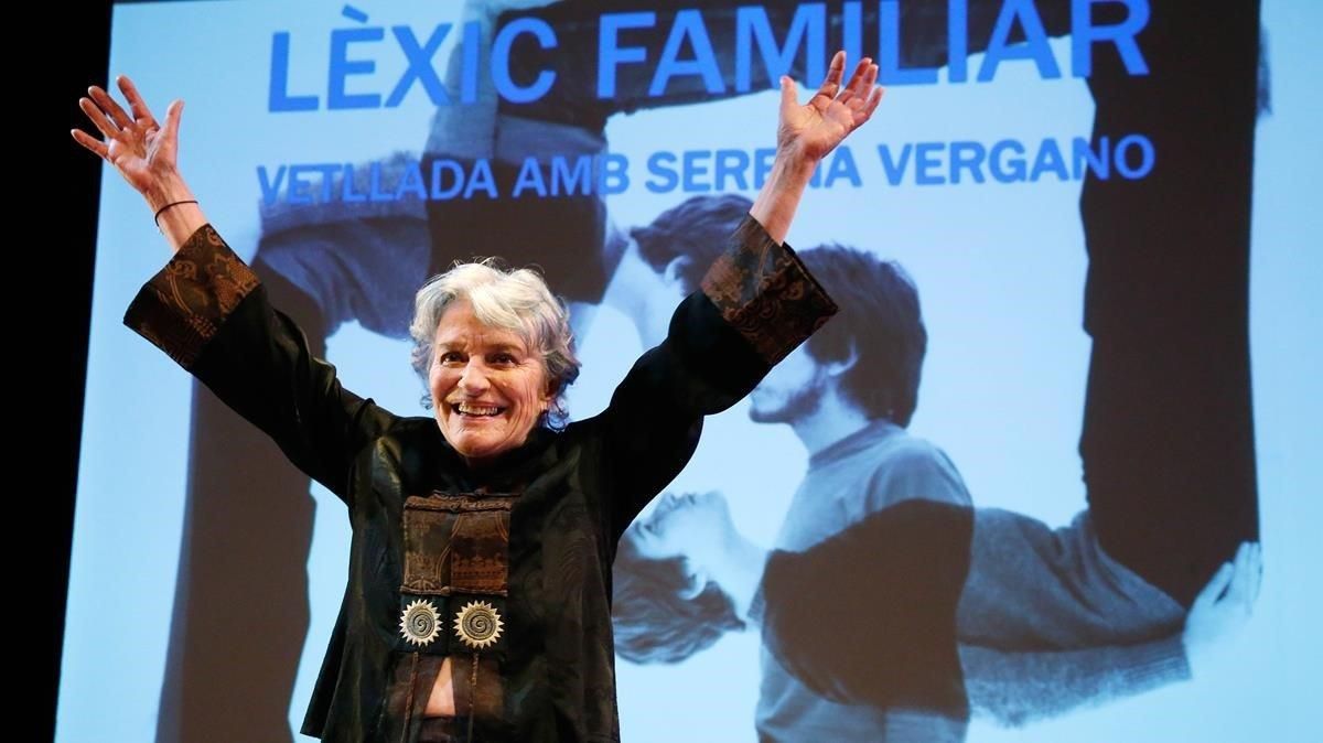 La actriz Serena Vergano, en el Teatre Akadèmia. La actriz Serena Vergano, en el Teatre Akadèmia.