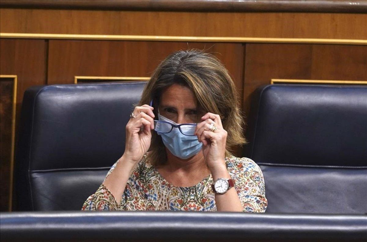 Pleno del Congreso , en la imagen laVicepresidenta Cuarta Teresa Ribera. Pleno del Congreso , en la imagen laVicepresidenta Cuarta Teresa Ribera.