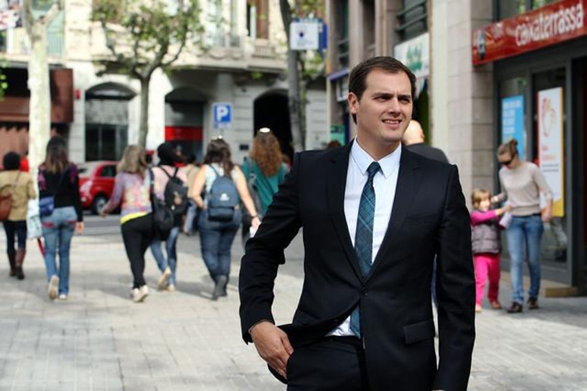 Albert Rivera, primer candidato de Ciutadans el 25-N . RICARD CUGAT Albert Rivera, primer candidato de Ciutadans el 25-N . RICARD CUGAT