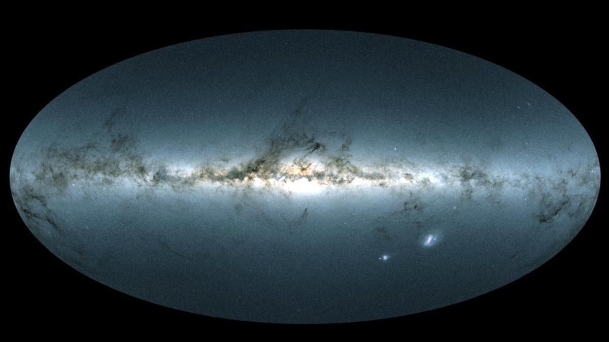 Vision de 360 grados de la galaxia de la cual forma parte la Tierra, la Vía Láctea y sus contornos. Vision de 360 grados de la galaxia de la cual forma parte la Tierra, la Vía Láctea y sus contornos.