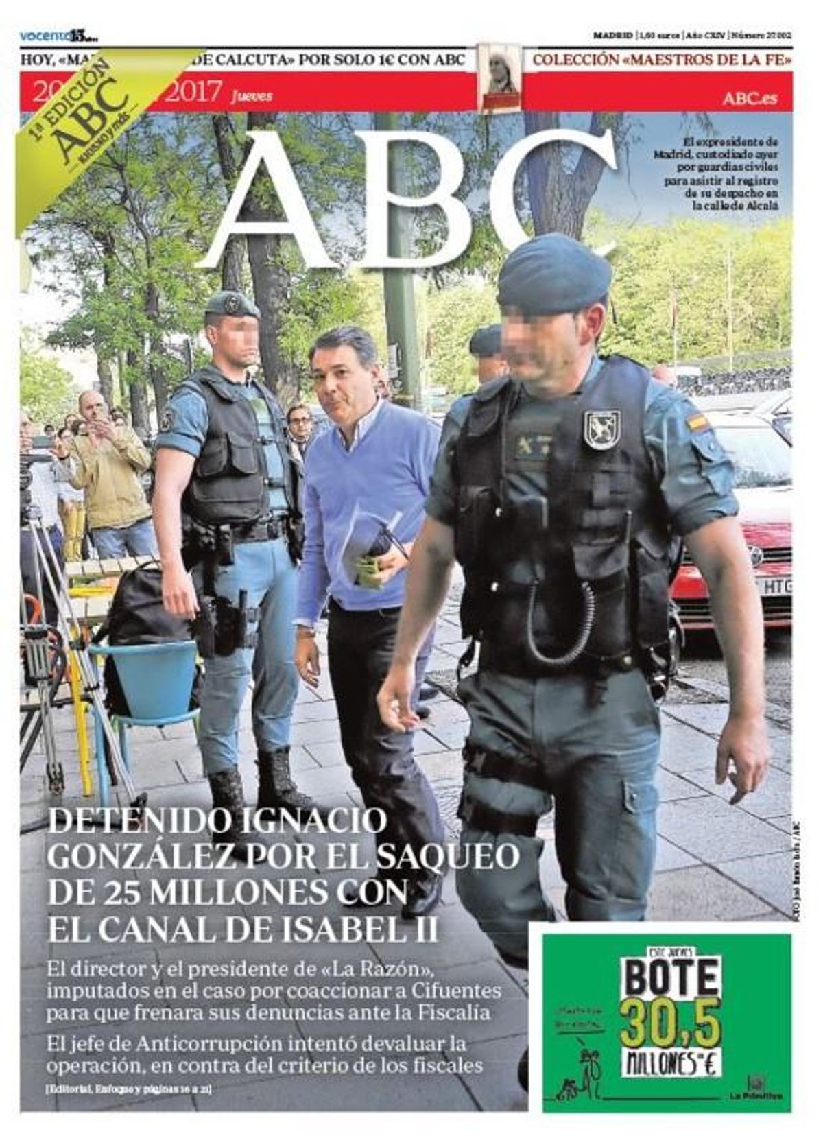 El quiosco le dice a Rajoy que ya vale, da a Aguirre por acabada y señala a Marhuenda El quiosco le dice a Rajoy que ya vale, da a Aguirre por acabada y señala a Marhuenda
