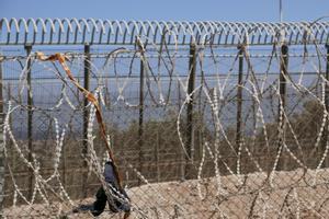 La valla de Melilla tras el intento de salto por parte de 500 personas subsaharianas