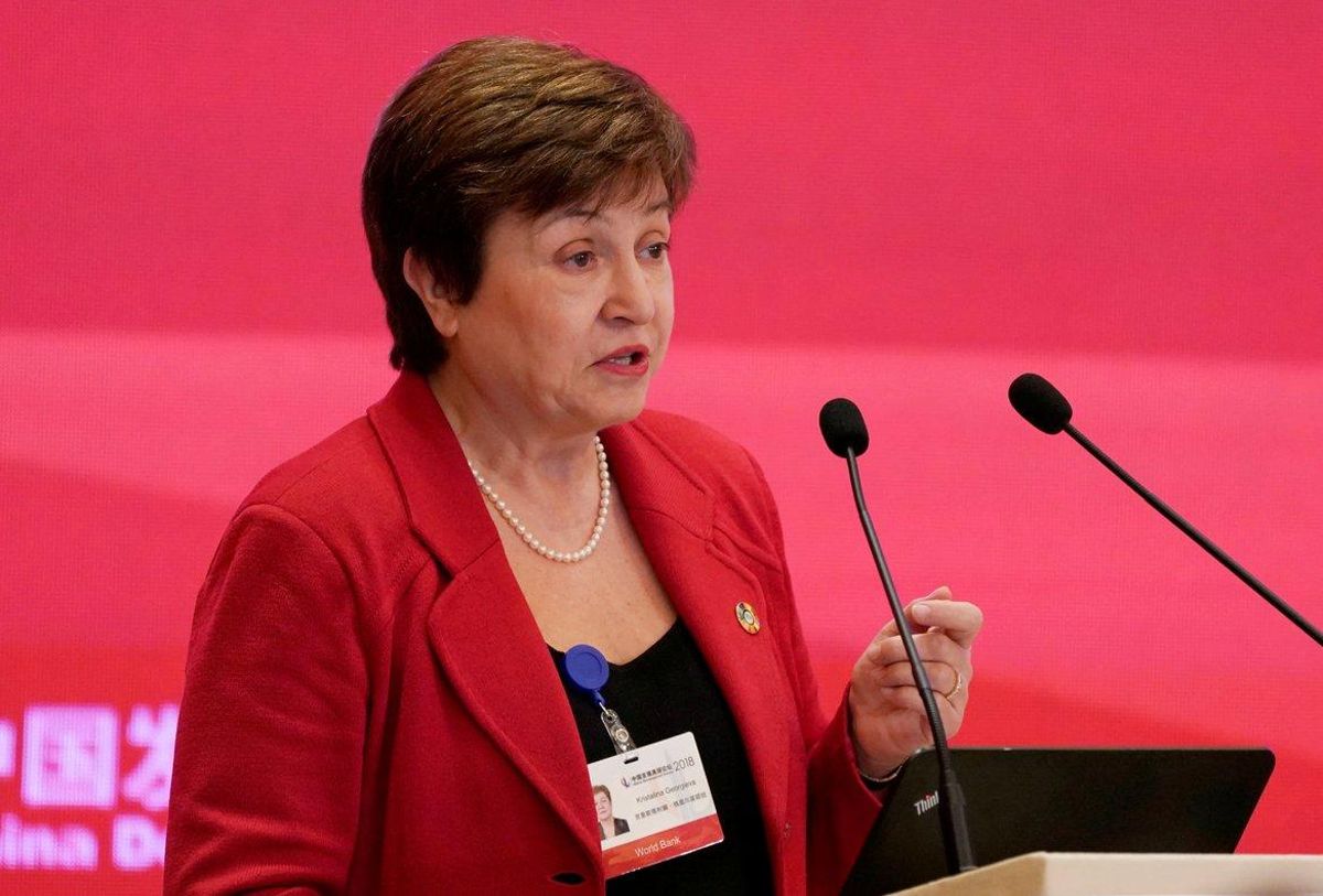 Kristalina Georgieva, consejera delegada del Banco Mundial y candidata europeo para optar a suceder a Christine Lagarde como directora gerente del FMI. Kristalina Georgieva, consejera delegada del Banco Mundial y candidata europeo para optar a suceder a Christine Lagarde como directora gerente del FMI.