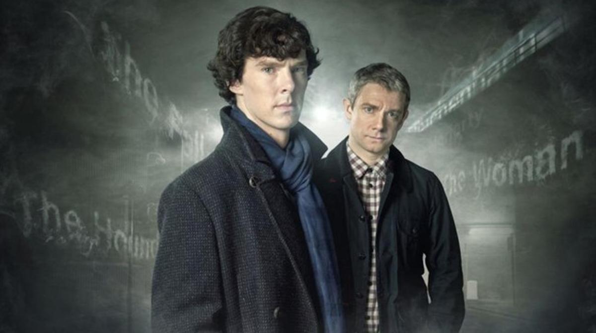 Imagen promocional de la serie de la BBC ’Sherlock’, protagonizada por Benedict Cumberbatch y Martin Freeman.
