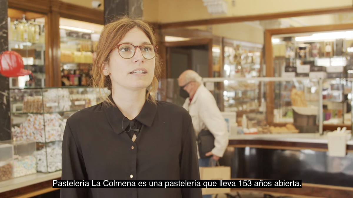 Pastelería La Colmena, uno de los negocios que forma parte de re-connectant