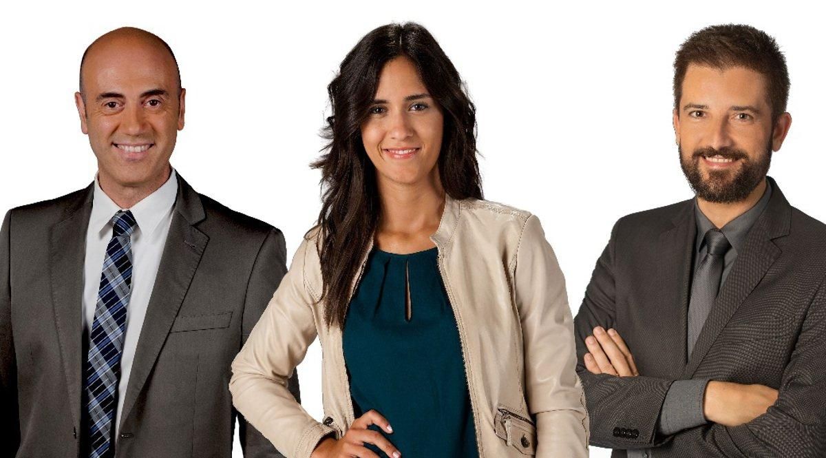 Tomàs Molina, Maria Fernández Vidal y Toni Cruanyes. Tomàs Molina, Maria Fernández Vidal y Toni Cruanyes.