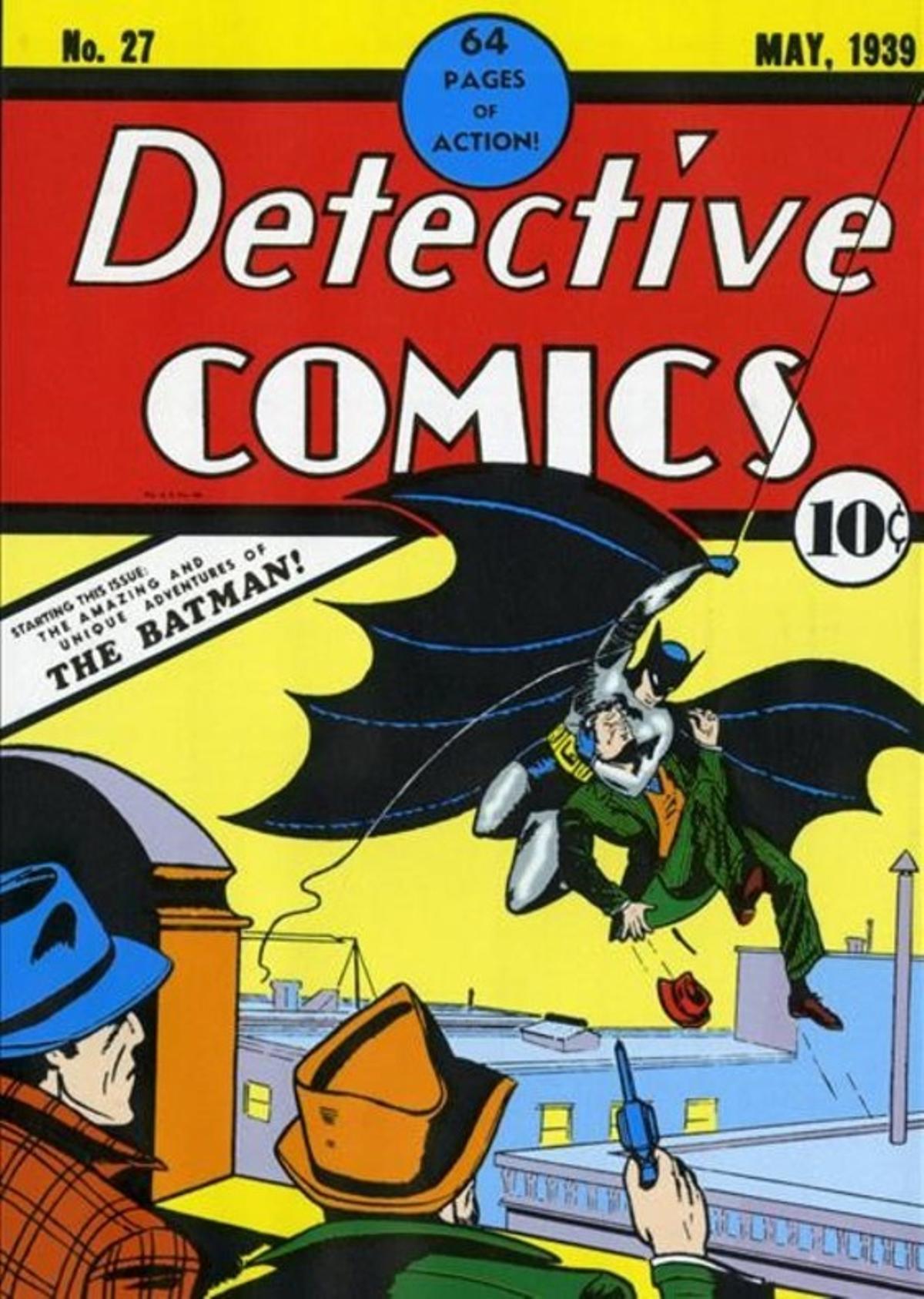 El número de ’Detective Comics’ en el que aparecía por primera vez Batman, en mayo de 1939.  