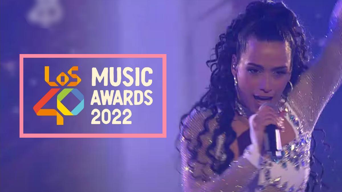 Chanel en Los40 Music Awards 2022