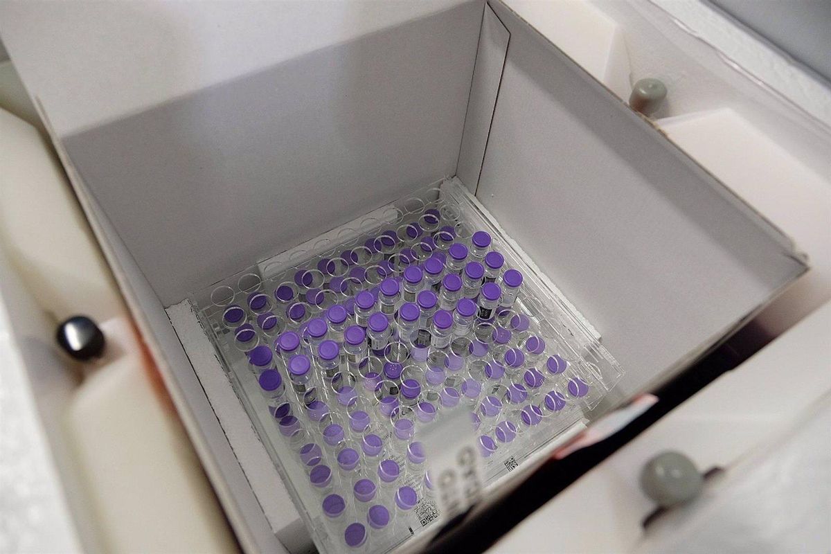 Dosis de la vacuna de Pfizer. Dosis de la vacuna de Pfizer.