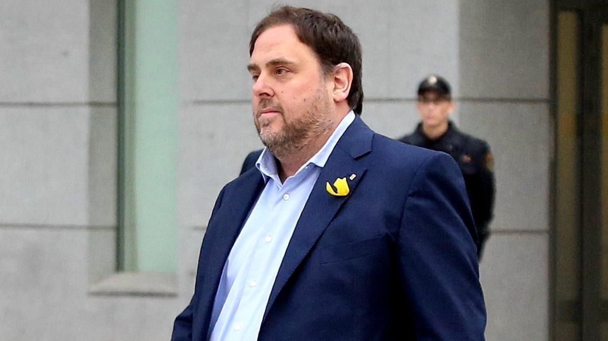 Oriol Junqueras, el 2 de noviembre del 2017, a su llegada a la Auidencia Nacional. Oriol Junqueras, el 2 de noviembre del 2017, a su llegada a la Auidencia Nacional.