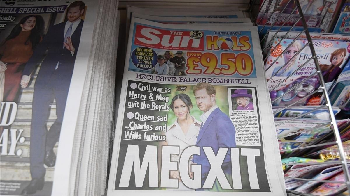 Portada del ’The Sun’ de este jueves. Portada del ’The Sun’ de este jueves.