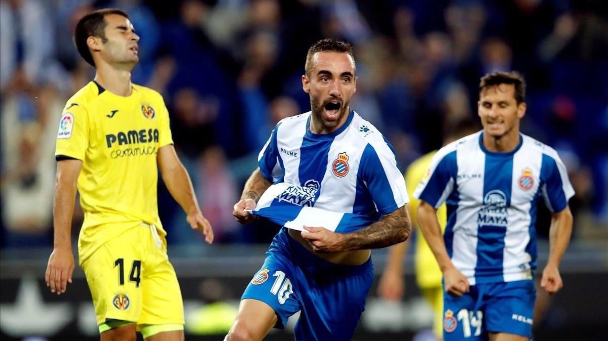 Darder celebra su gol ante el Villarreal. Darder celebra su gol ante el Villarreal.
