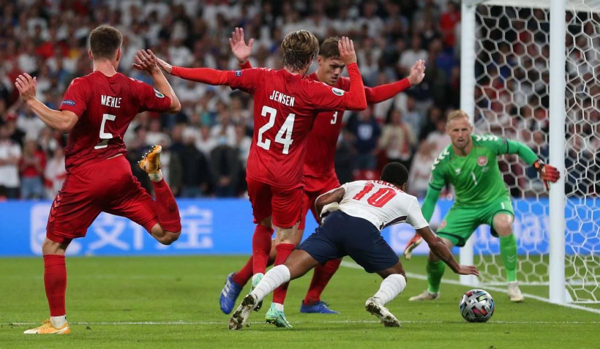 Ésta fue la acción del penalti que transformó Harry Kane. Ésta fue la acción del penalti que transformó Harry Kane.