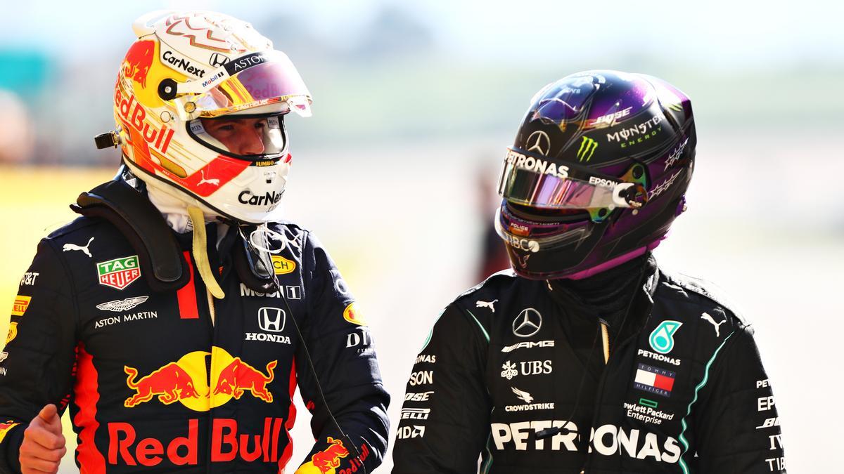 Verstappen y Hamilton, hartos de la  teoría del accidente