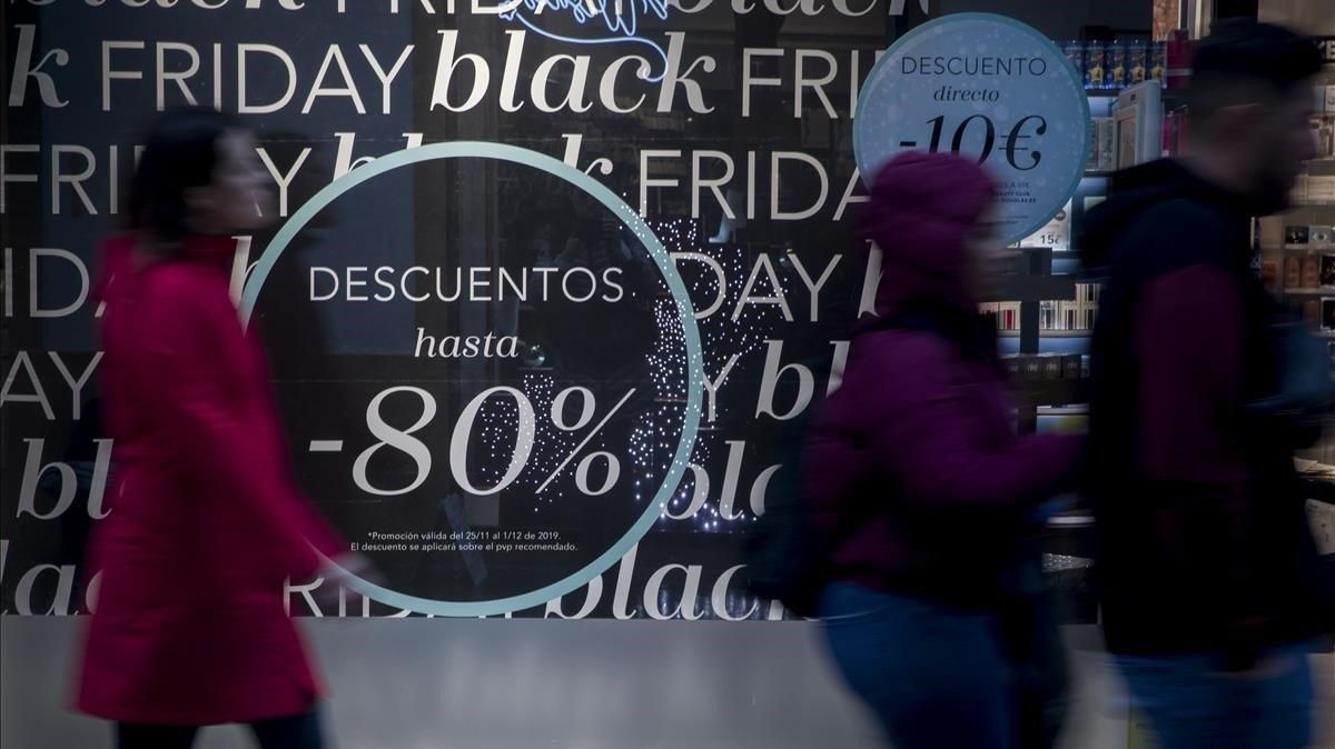 Cartel publicitario del Black Friday en Sevilla Cartel publicitario del Black Friday en Sevilla