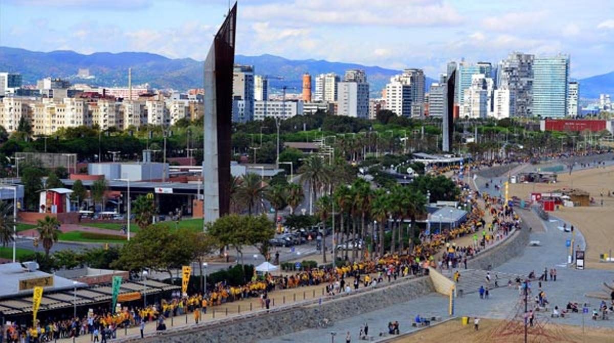 Los vídeos más representativos de la Diada 2013