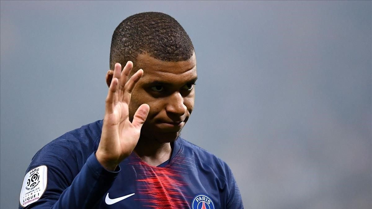 Mbappé, en una imagen de archivo. Mbappé, en una imagen de archivo.