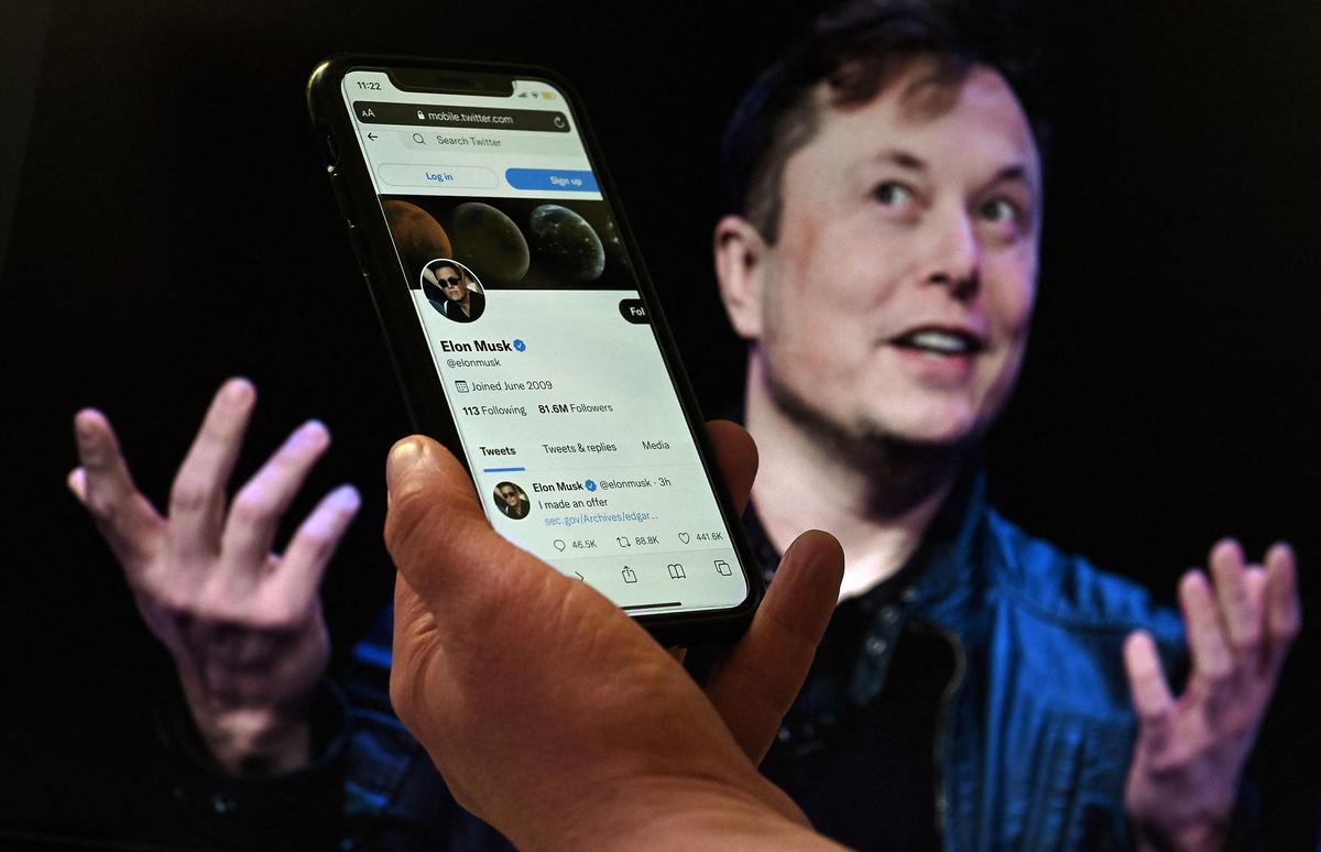 Elon Musk , dueño de la red social  Twitter.