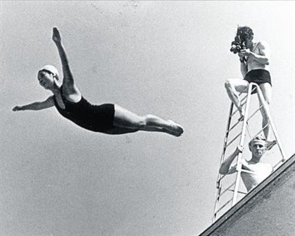 Fotograma de ’Olimpiada’, de Leni Riefenstahl. Fotograma de ’Olimpiada’, de Leni Riefenstahl.