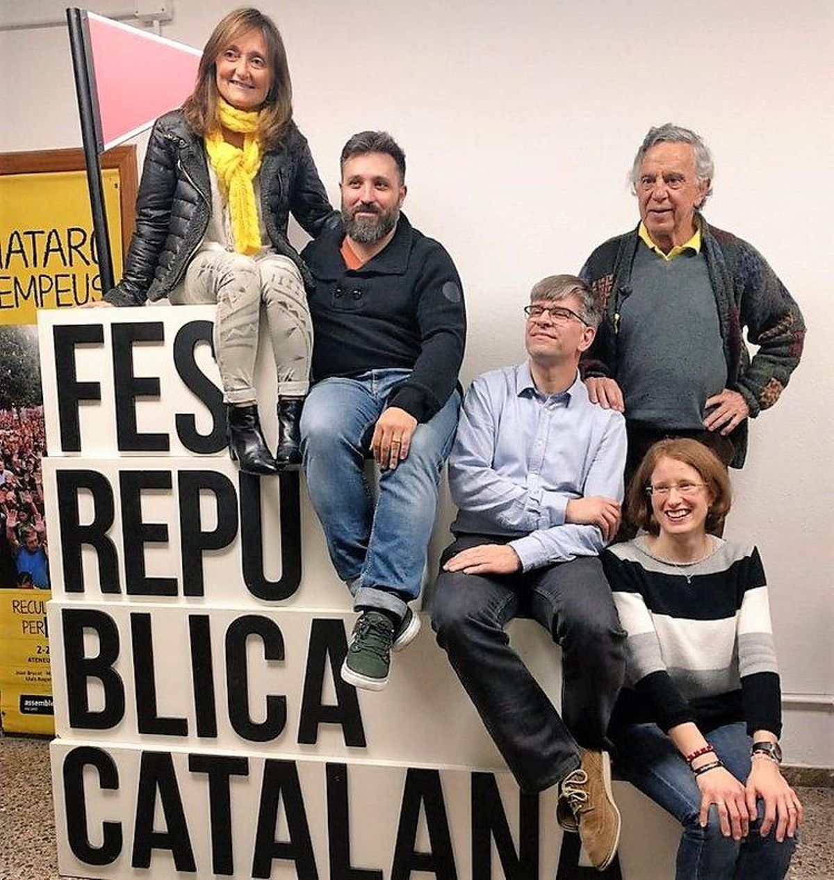 Anna Brun, Marc Planagumà, Marc pursals, Joan Codina y Gisela Perez. Anna Brun, Marc Planagumà, Marc pursals, Joan Codina y Gisela Perez.
