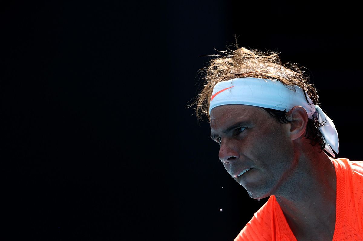 Rafa Nadal se enfrenta a Fabio Fognini en el Open de Australia. Rafa Nadal se enfrenta a Fabio Fognini en el Open de Australia.