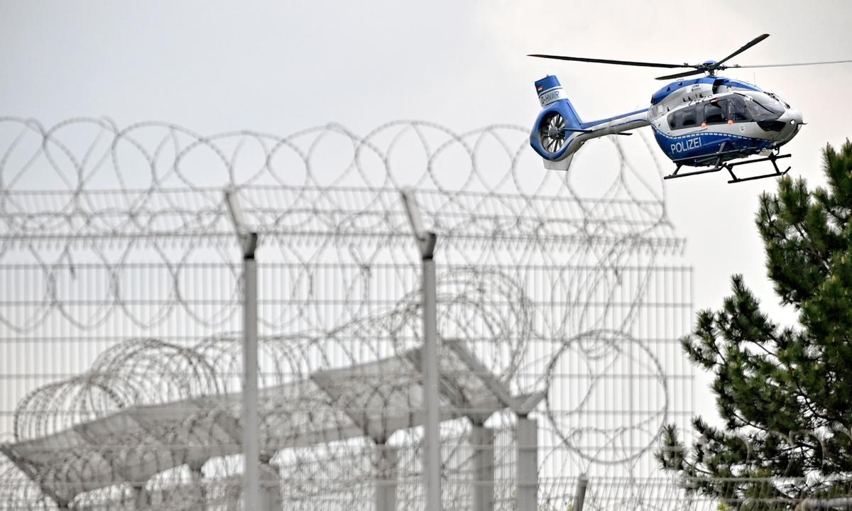 Un helicóptero policial alemán.